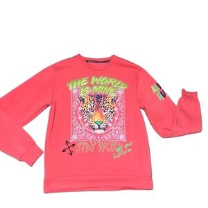 Unisex Peach Lion Sweatshirt